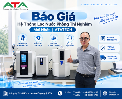 Báo Giá Hệ Thống Lọc Nước Phòng Thí Nghiệm Mới Nhất | ATATECH