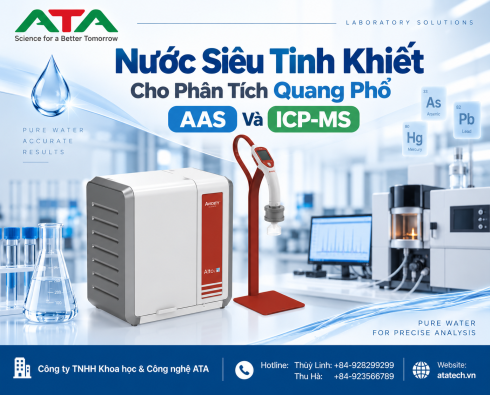 Nước Siêu Tinh Khiết Cho Phân Tích Quang Phổ AAS Và ICP-MS | ATATECH