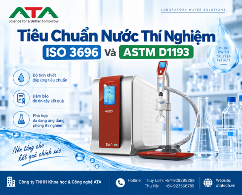 Tiêu Chuẩn Nước Thí Nghiệm ISO 3696 Và ASTM D1193 | ATATECH