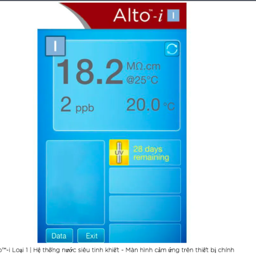 Alto™-i Loại 1 | Hệ thống lọc nước siêu tinh khiết