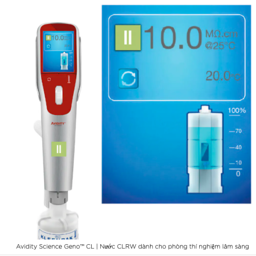 Geno™ CL - Nước tinh khiết dùng trong phòng thí nghiệm lâm sàng