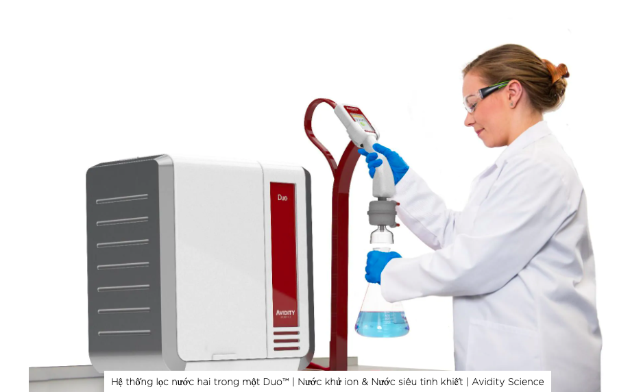 Hệ thống lọc nước siêu tinh khiết  Avidity Science
