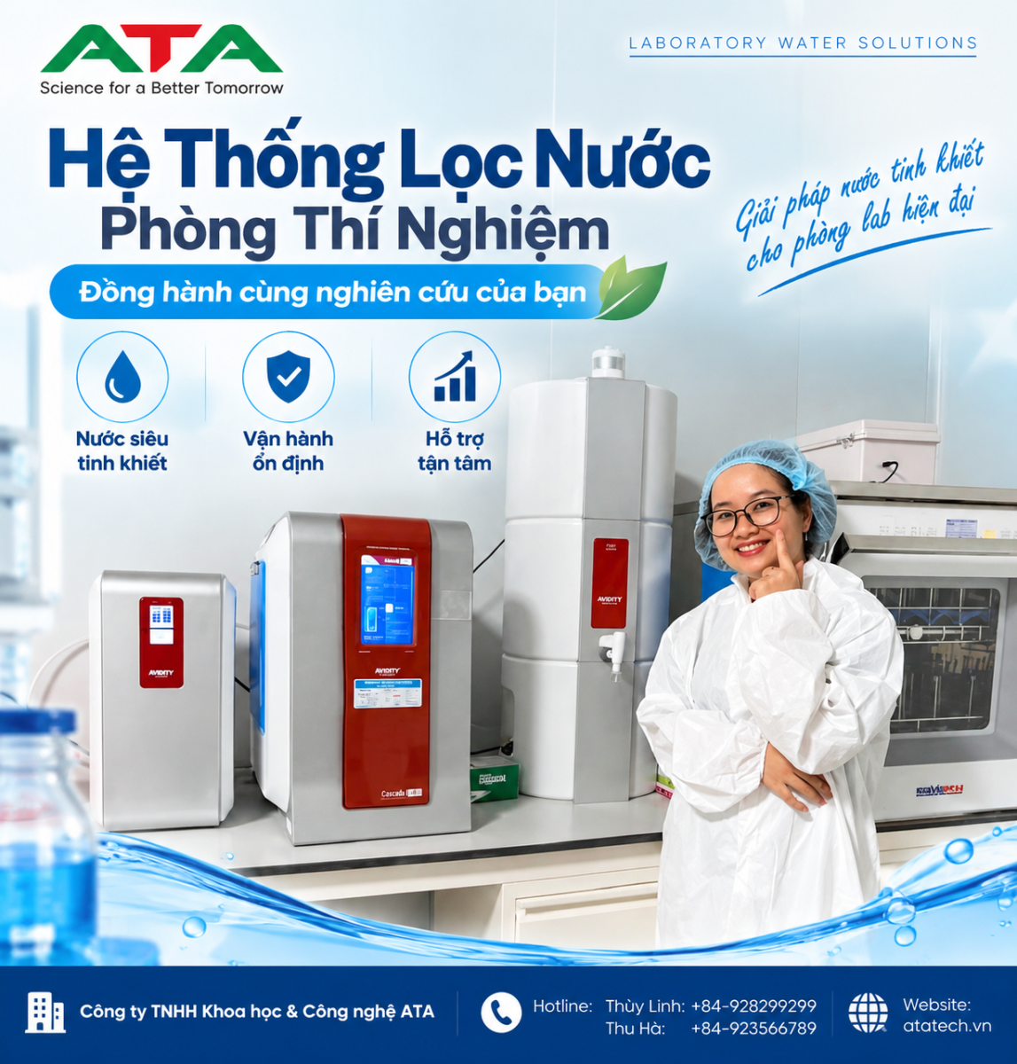 Báo giá hệ thống lọc nước phòng thí nghiệm