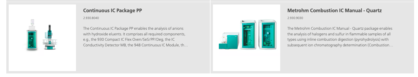 Sắc ký ion 930 Compact IC Flex