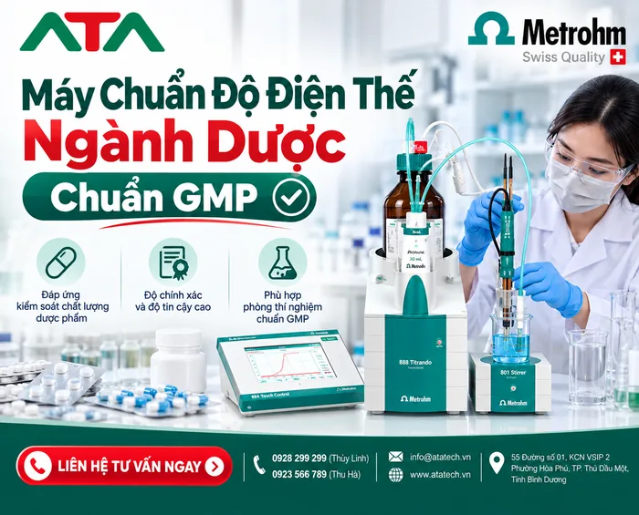 Máy Chuẩn Độ Điện Thế Ngành Dược Chuẩn GMP