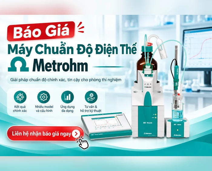 Báo giá máy chuẩn độ điện thế Metrohm